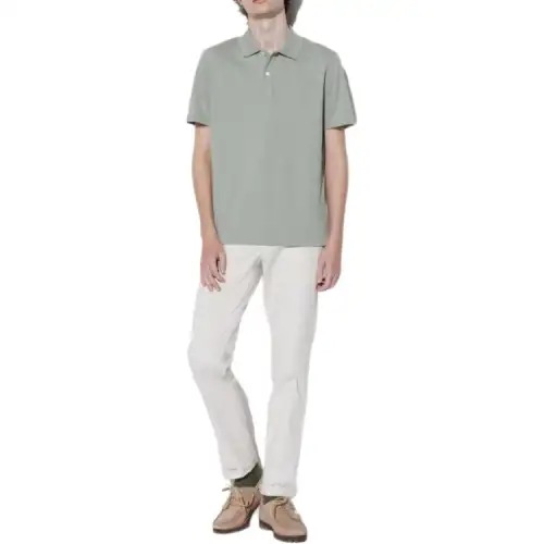 UNIQLO AIRism Polo Shirt Unisex Verdant Green