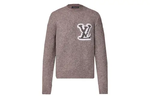 LOUIS VUITTON FW23 Sweater Men's Light Brown