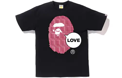 Bape Valentine Chocolate Love Ape Head Tee