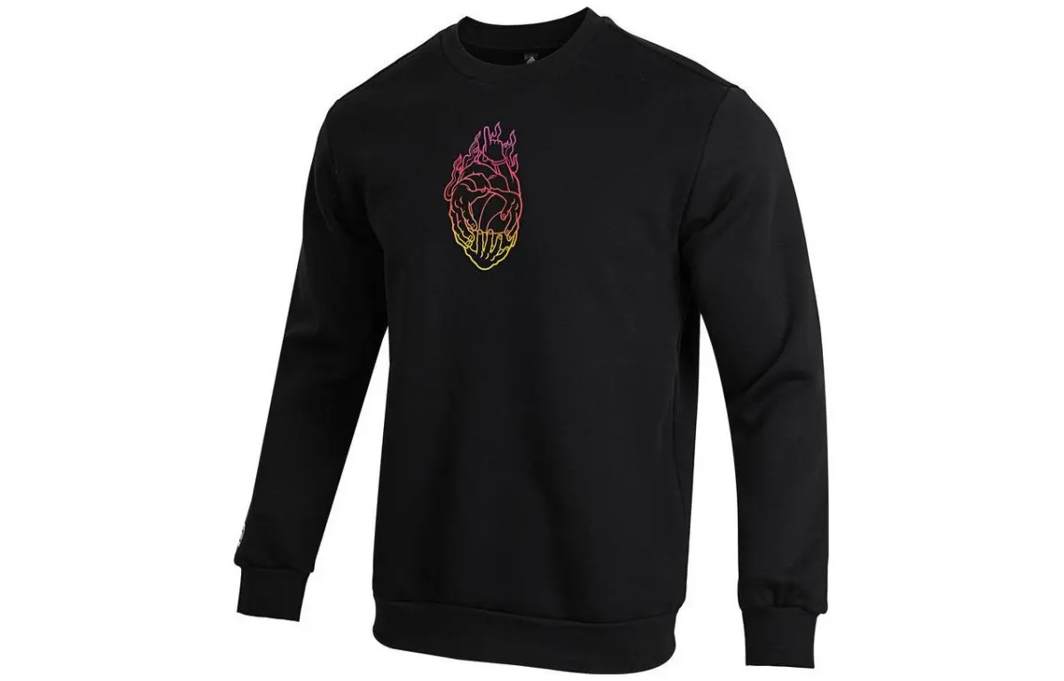 Adidas Knitwear Men's Black Crew Neck Moderate Base Layer