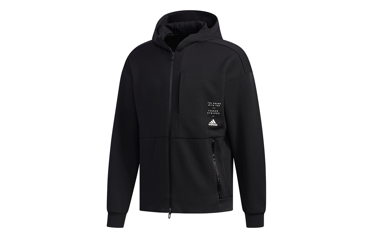 Мужская куртка adidas M ID Sweat HD (черная) — фото 1