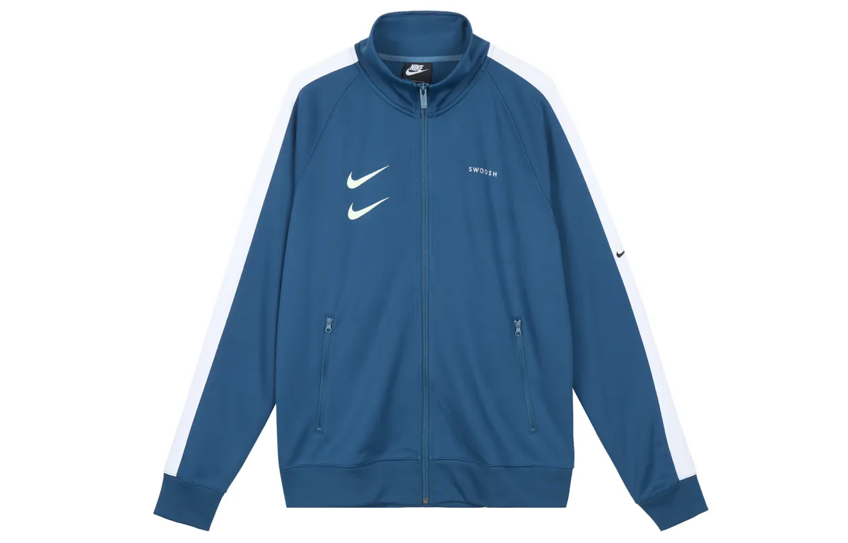 Nike Jackets Men's Power Blue Stand Collar Moderate Other