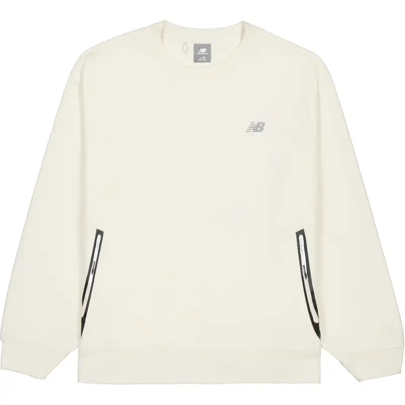 New Balance NB Sweatshirt Men's Ivory White
