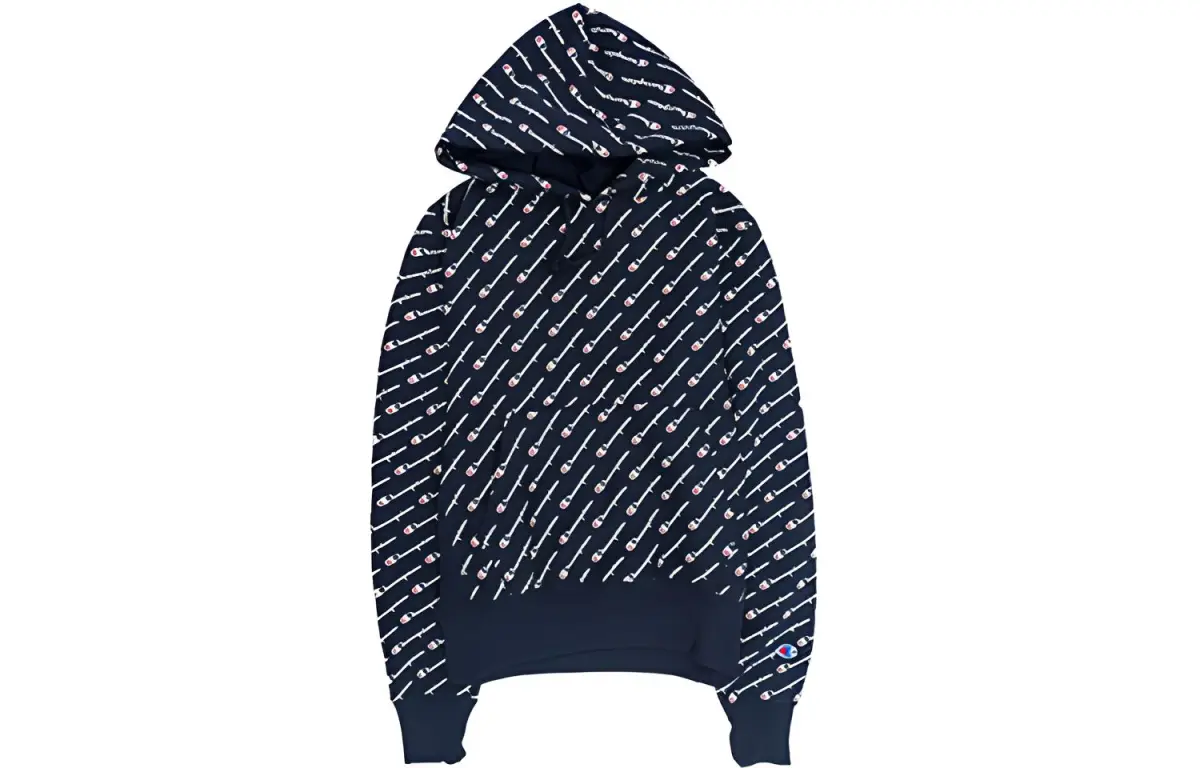 Champion Sweatshirt US Version Unisex Navy Blue