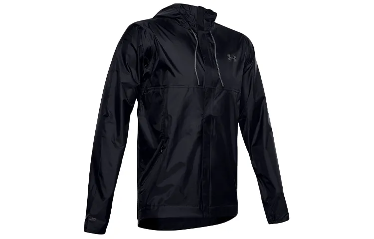Under Armour Jackets Men's Black Hooded Moderate Other
