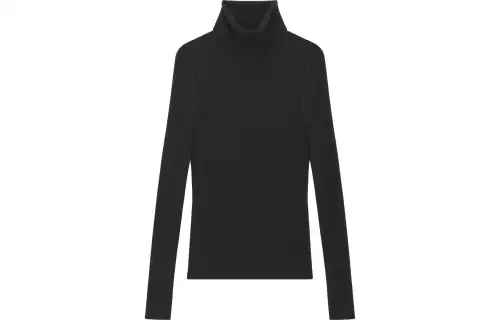 SAINT LAURENT Sweaters Men's Black Turtleneck Other