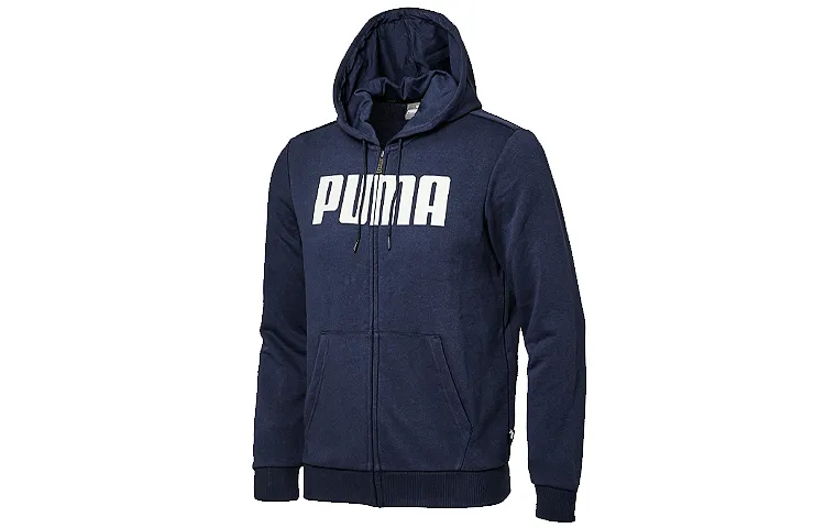 PUMA Jackets Men's Blue Hooded Moderate Other