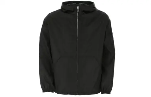 PRADA Jackets Men's Black Hooded Moderate Other