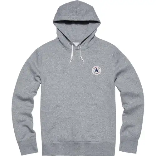 Converse Sweatshirts Men's Gray Hooded Moderate