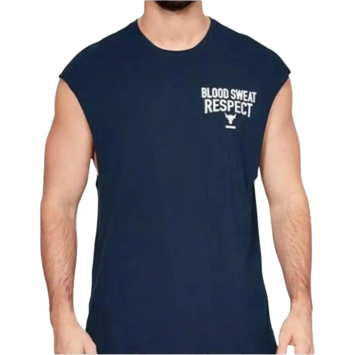 Under Armour Project Tank Top Men's Navy Blue