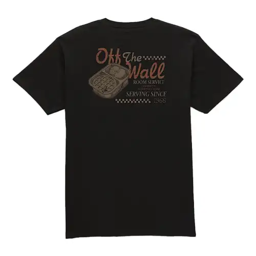 Vans Waffle Room Service T Shirt T Shirt Men's Black