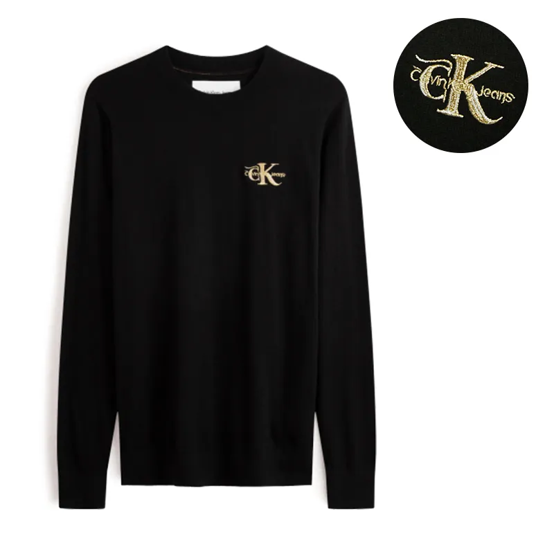 Calvin Klein Year Of The Dragon Limited Edition Collection Sweaters Men's Crew Neck Moderate Straight Fit