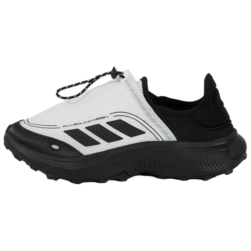 Adidas FC WALKER Fabric Soft And Comfortable Low top Casual Shoes Unisex Black White