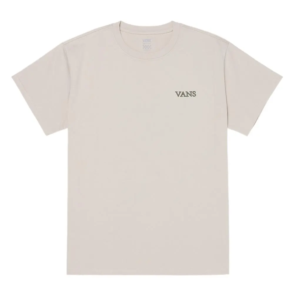 Vans T-Shirts Unisex Beige Crew Neck Moderate Straight Fit