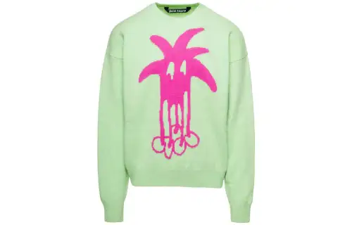Palm Angels Douby intarsia-knit jumper