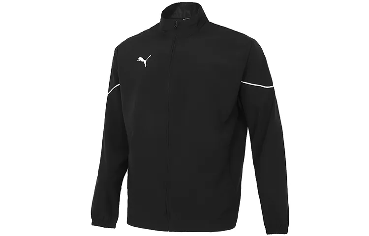 PUMA Jackets Men's Black Stand Collar Moderate Other