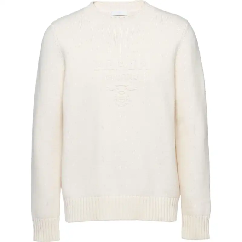 Prada Logo Inlat Crewneck Jumper
