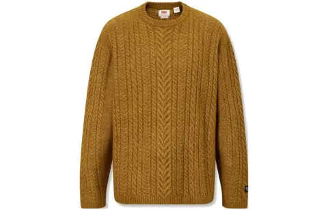 Levi's Sweater Men's Ginger Yellow