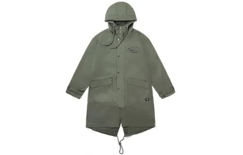 Vans Jackets Men's Army Green Hooded (Non-detachable) Moderate