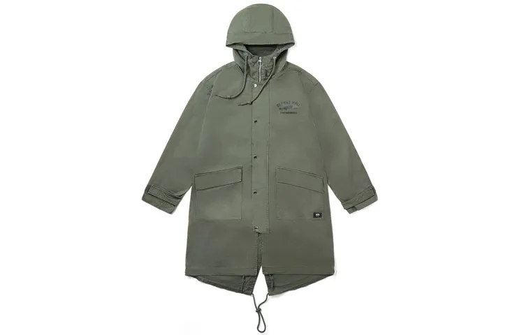 Vans Jackets Men's Army Green Hooded (Non-detachable) Moderate