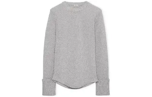 LOEWE Sweaters Men's Gray Crew Neck Moderate Other