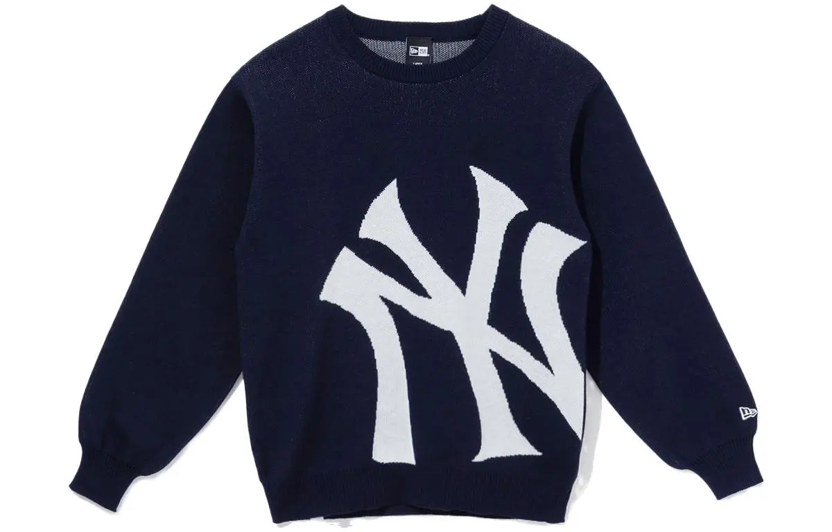 New Era MLB New York Yankees Long-Sleeve Sweater Navy