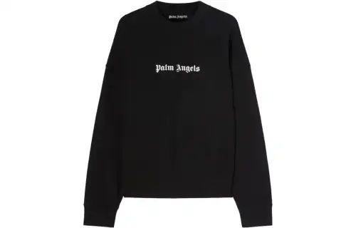 Palm Angels logo-print crew-neck sweatshirt