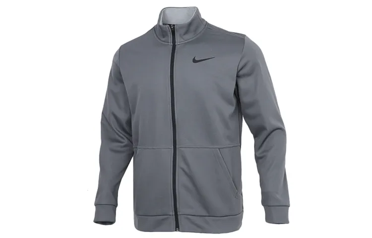 Nike Jackets Men's Gray Stand Collar Moderate Other