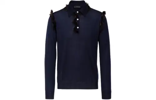 PRADA Cashmere Sweater Men's Blue