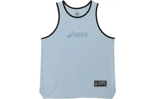 ASICS MIDTOWN KRAKENS Tank Tops Men's Blue Crew Neck Moderate Racerback