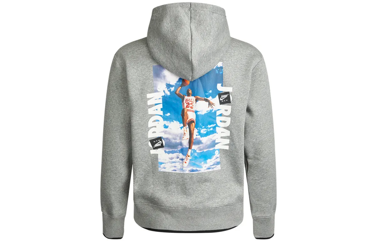 Jordan Jackets Men's Gray Hooded Thickened Other