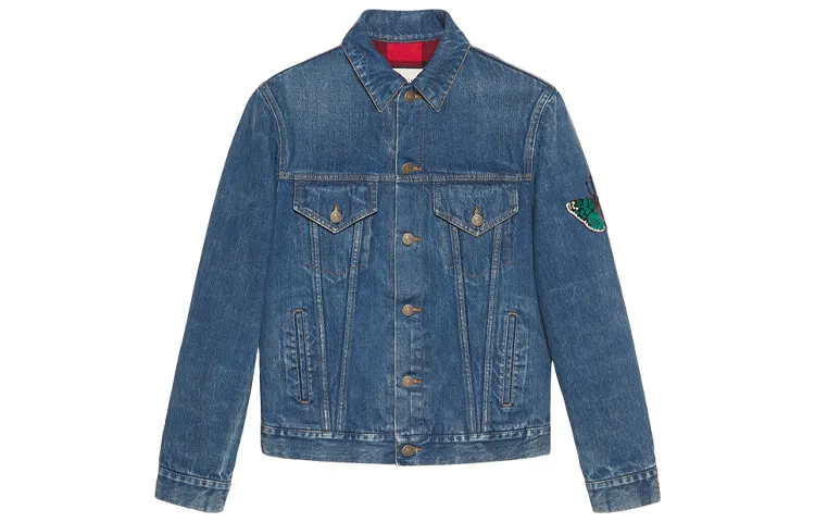 【Previous Season】Denim jacket with embroideries