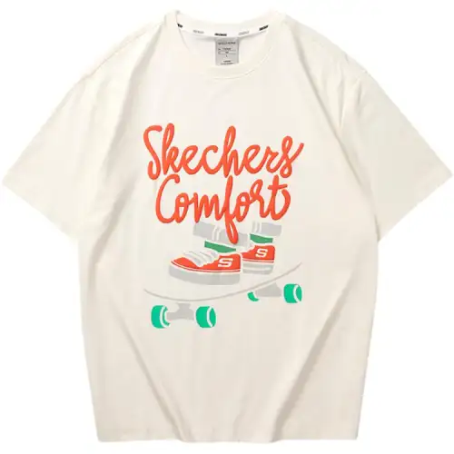 Skechers Funny Monster T Shirt Men's Marshmallow White