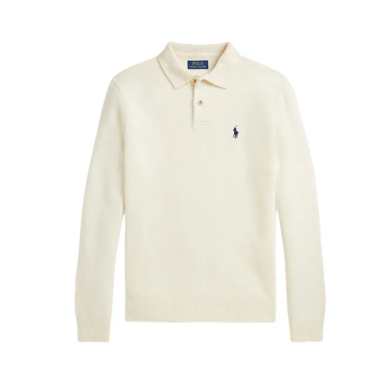Polo Ralph Lauren FW24 Sweater Standard Men's Cream White