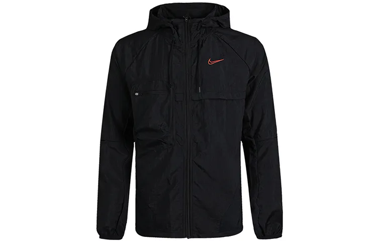 Nike Jackets Men's Black Hooded Moderate Other