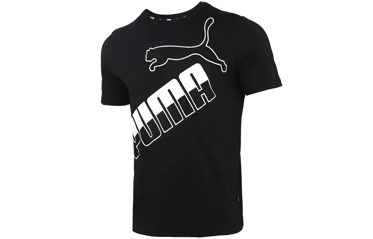 PUMA BIG T-Shirts Men's Crew Neck Moderate Straight Fit