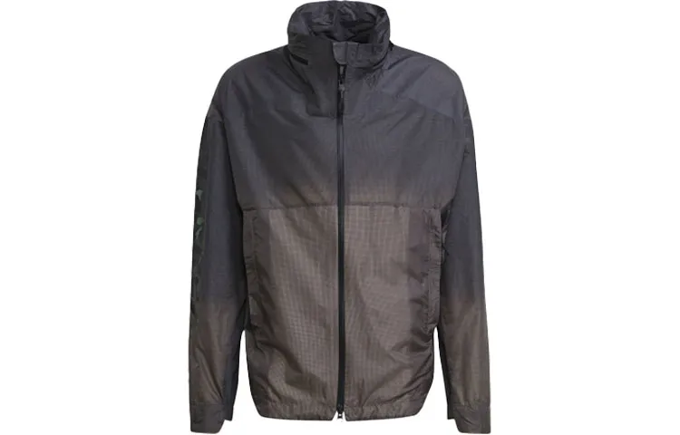 Adidas Jackets Men's Gray Stand Collar Moderate Other