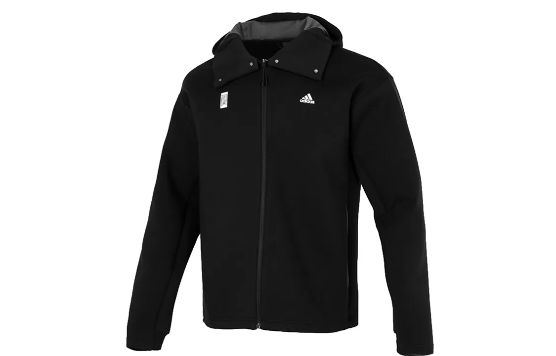 Adidas Jackets Men's Black Hooded Moderate Instructor