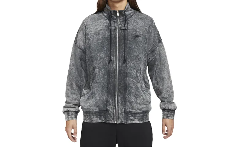 Nike Jackets Men's Black Stand Collar Moderate Other