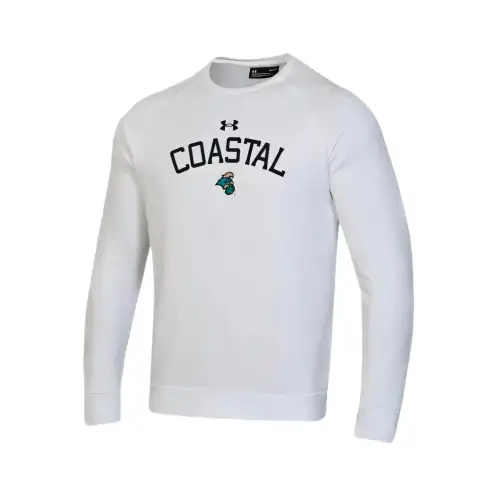 Under Armour Rival FleeceCollegiate T Shirt Men's White Gray