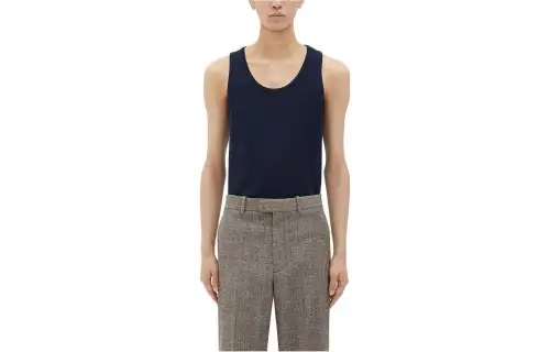 Bottega Veneta Tank Top Men's Dark Blue