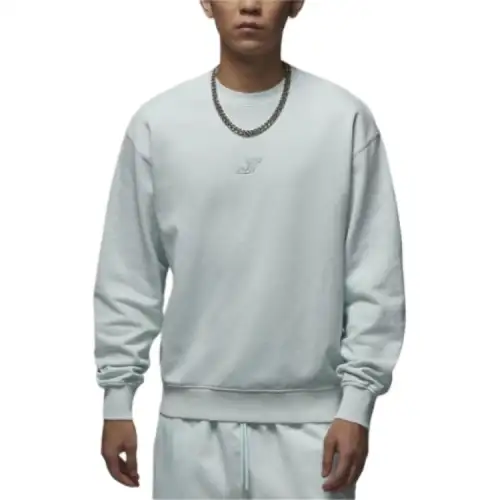 Jordan Tatum Sweatshirt Men's Fir Wood Light Blue Gray