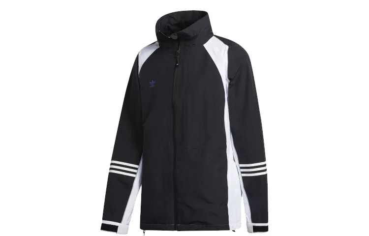 Adidas Originals 10K DNA Jackets Men's Black Stand Collar Moderate Other