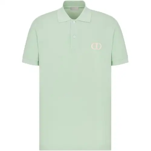 DIOR FW24 Polo Shirt Men's Light Green
