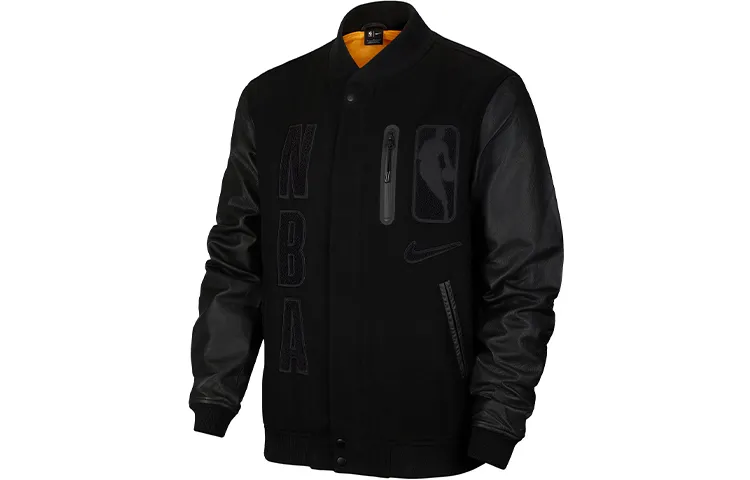 Nike Jackets Men's Black Baseball Collar Moderate Other