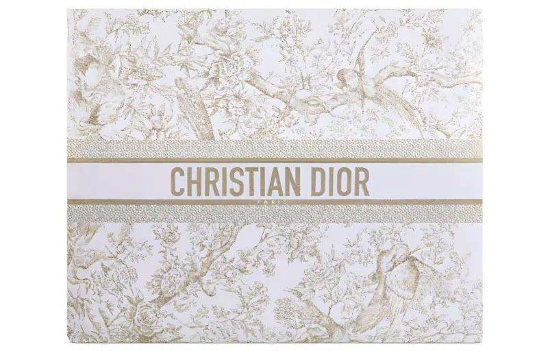 DIOR Travel Technical Fabric Clutch Women's White