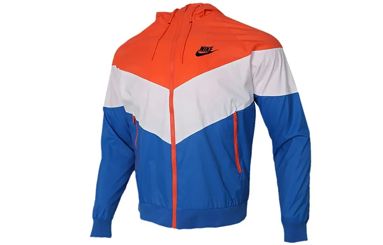 Nike Jackets Men's Multicolor Hooded (Non-detachable) Moderate Straight Fit