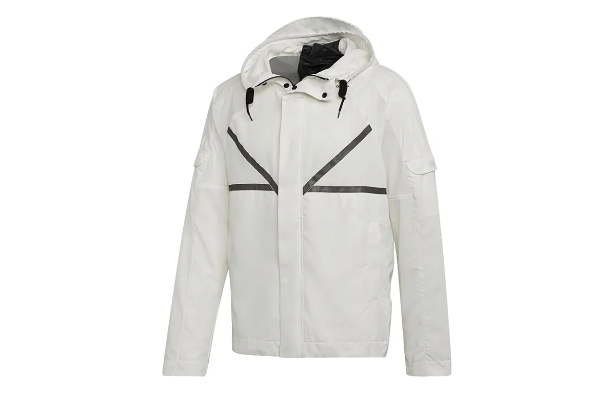 Adidas Originals Jackets Men's Jade White Hooded Moderate Other