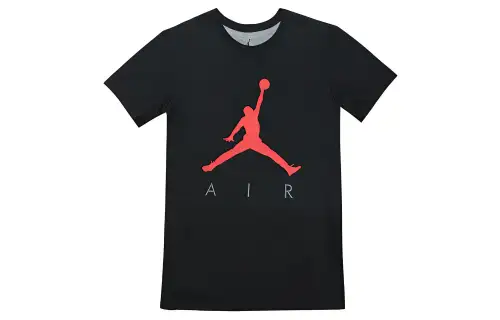 Jordan Set-in Sleeve T-Shirt Men's Black Red