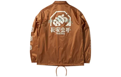 Li Ning Jackets Men's Brown Lapel Moderate Other